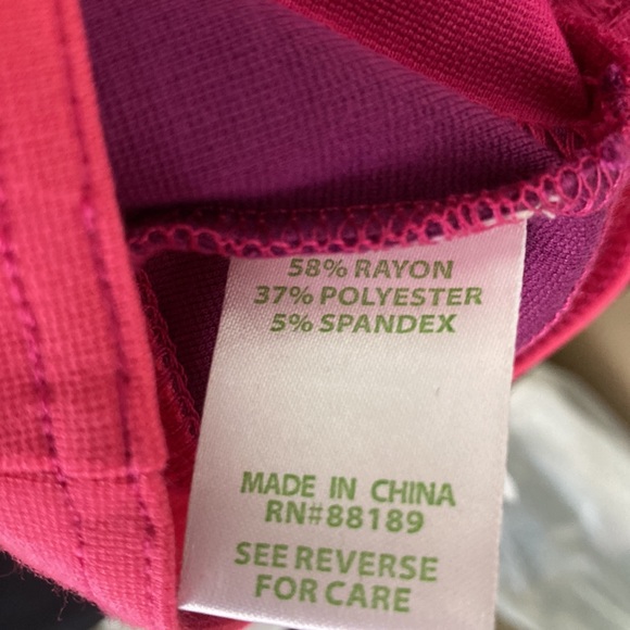 Lilly Pulitzer Cheyenne Banded Striped Pencil Slip Skirt in Passion Pink - S - Picture 10 of 11